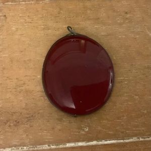 Hand blown glass pendant